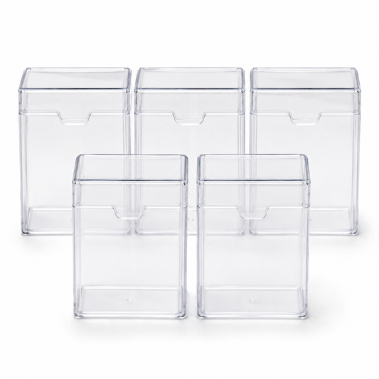 Clear Plastic Deck Case 5 Pack